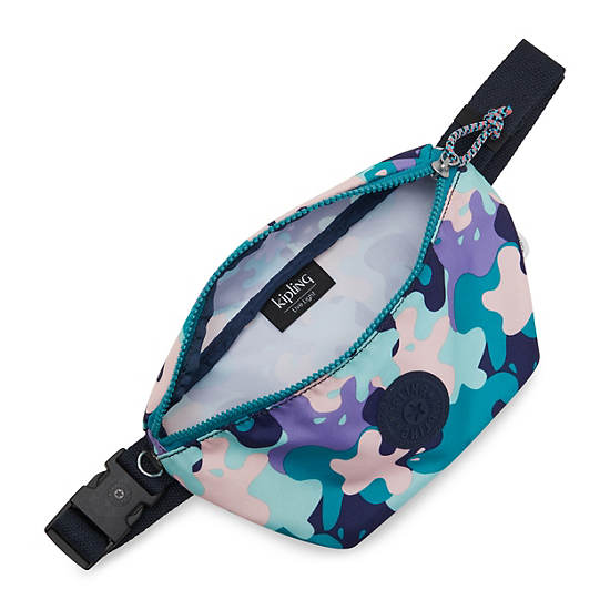 Kipling Fresh Lite Printed Övtáska Zöld | HU 1005UZ